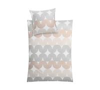 Kleine Wolke Parure de lit Satin Cascade Blanc 155 x 220 cm et 80 x 80 cm