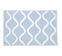 Kleine Wolke Piana tapis de bain 120x70 cm rectangulaire bleu 9180746225