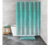 Kleine Wolke Rideau de douche Cascade 180x200 cm vert