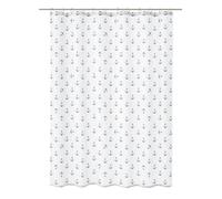 Kleine Wolke Rideau de Douche en Textile Anchor Bleu foncé 120 x 200 cm