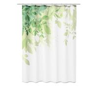 Kleine Wolke Rideau de Douche en Textile FLORESTA Vert 240 x 180 cm