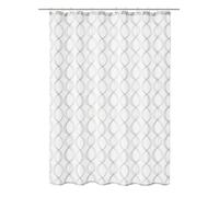 Kleine Wolke Rideau de Douche en Tissu Classy Blanc 120 x 200 cm