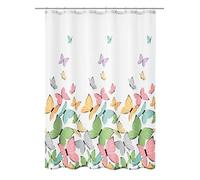 Kleine Wolke Rideau de Douche Textile Butterflies Multicolore 180 x 200 cm