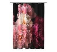 Kleine Wolke Rideau de Douche en Textile Rosemarie Bordeaux 180 x 200 cm