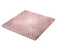 Kleine Wolke Cory tapis de bain 60x60 cm carré rose 9121407135