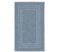 Kleine Wolke Tapis de Bain en Coton, Bleu Acier, 50 x 80 cm