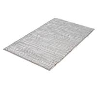 Kleine Wolke Glow tapis de bain 100x60 cm rectangulaire blanc-gris 9186158360