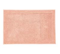 Kleine Wolke Tapis de Bain Net Papaye 70 x 120 cm | Certifié OEKO-TEX, dessous antidérapant, compatible chauffage au sol, lavable en machine, 100% coton