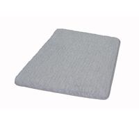 Kleine Wolke Textilgesellschaft 4071913539 Seattle Tapis de Bain Polyester Gris Brouillard 65 x 55 x 2,50 cm