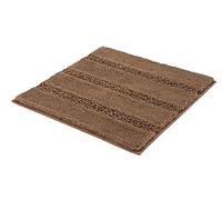 Kleine Wolke Textilgesellschaft Tapis de Bain "Monrovia", 60x 60 cm, Polyester, Beige Foncé, 60 x 2.5 cm