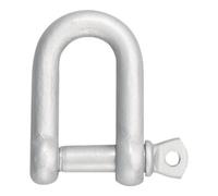 Kleinsorge Manille cap.charge 300 kg étrier/boulon 10 mm forme droite Quantité:25