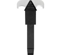 KLEVER Lame de rechange de cutter 55 mm plastique, Acier au carbone noir