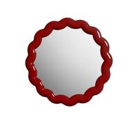 & klevering - Miroir mural Rouge