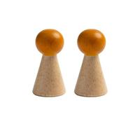 & klevering - Patère Bois naturel