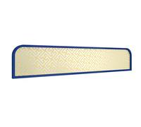 KLGFBDC Paravent décoratif Bleu pour Salle à Manger, cloison de Restaurant, séparateur de Table Semi-privatif 25 x 150 cm, Design ajouré Chic, élégant pour Les espaces Modernes