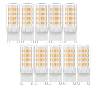 Klighten Ampoules Led G9, Blanc Chaud 2700K 600LM 5W équivalen 50W HalogèNe, Non-dimmable, AC 220-240V, Ampoule G9 pour Chambre Salon Cuisine, Lot de 10