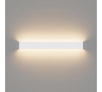 Klighten Applique Murale Interieur LED 83CM Lampe Murale Blanc Chaud 3000K 30W Luminaire Mural Moderne pour Chambre Salon Escalier Couloir,Blanc