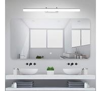 Klighten Lampe pour Miroir LED Salle de Bains IP44 18W Lampe Miroir Applique Murale Intérieure Moderne Luminaire Salle de Bain Blanc Neutre 5500K 80CM