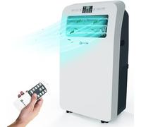 KLIM AC12000 - Climatiseur Mobile 12 000 BTU Puissant & Silencieux - Nouveauté - Déshumidificateur - Ventilateur et Climatisation - Clim Mobile avec Télécommande