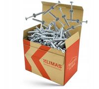KLIMAS Chevilles à frapper SMK - Chevilles à clou avec col tête cylindrique (6 x 50-200 pièces)