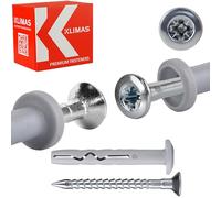 KLIMAS Chevilles à frapper SMK - Chevilles à clou avec col tête cylindrique (8 x 100 à 100 pièces)