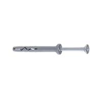 KLIMAS Lot de 200 chevilles à frapper SM 5 x 50 chevilles à clou avec col tête cylindrique