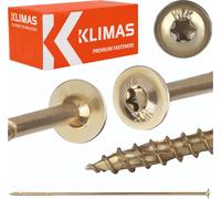 Klimas Vis à tête plate jaune 8x400 - 50 pcs.