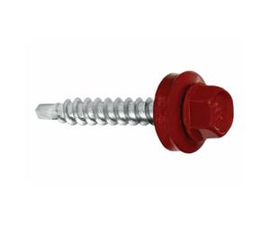 KLIMAS Vis autoperceuses х 4,8 mm - 25 lot de 250-rAL : 3011 trapezblechschrauben marron-vis