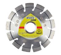 Klingspor DT 600 U Disques à tronç. Diamanté Klingspor 115 x 2,4 x 22,23 mm 13 segments 20 x 2,4 x 9 mm, denture courte Quantité:1