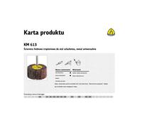 Roue à lamelles km613 80*30*6 gr.80(45411) Op.10 pcs