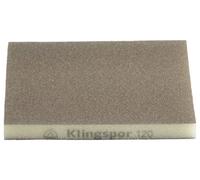 Klingspor 125281 SW 501 éponge abrasive, grain de corindon 120 96 x 123 x 12,5 mm 100 pc(s)