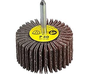 KLINGSPOR 13743 Kleinschleifmop KM 613 60 x 15 x 6 mm, 10 pièces, 13016 grain 80