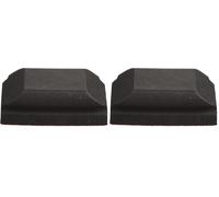 Klingspor 185320 HK 100 Bloc à poncer auto-agrippant, 118 x 68 x 40 mm, Noir/rouge (Lot de 2)