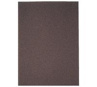 Klingspor Tissu abrasif en corindon longueur 280 x largeur 230mm grain 80 pour métal brun pour le travail du métal - 2087