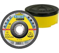 KLINGSPOR 322182 Disque de coupe en acier inoxydable pour la coupe manuelle, 115 mm x 0.8 mm x 22.23 mm, Set de 25