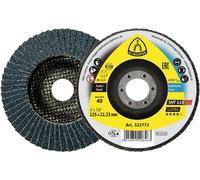 Klingspor Disques abrasifs SMT 624, 180 x 22,23 mm, grain 40, bombés, 10 pièces