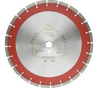 Klingspor 325182 DT 910 B Disque diamant 32 segments 450 x 3,7 x 25,4 mm 40 x 3,7 x 11 mm