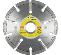 Klingspor DN 600 U Disques à tronç. Diamanté Klingspor 115 x 8 x 22,23 mm 9 segments 32 x 8 x 7 mm, denture standard Quantité:1