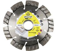 Klingspor DT 612 UT Disques à tronç. Diamanté Klingspor 125 x 2,4 x 22,23 mm 9 segments 33 x 2,4 x 12 mm, Standard turbo Quantité:1