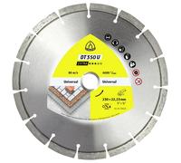 Klingspor 336216 DT 350 U Extra Disque à tronçonner diamanté Diamètre 180 mm Ø de perçage 22.23 mm Matériaux de chantier, Béton