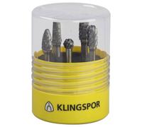 Klingspor 337154 Jeu de fraises Dimension produit, Ø 9.6 mm Diamètre de tige 6 mm