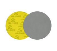 Klingspor 342288 FD 500 Lot de 10 disques abrasifs avec mousse pour peinture, vernis, spatule sans trou, grain 3000, diamètre 125 mm