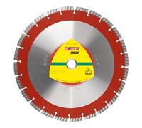 Klingspor 354798 DT 350 BT - disque de coupe diamanté (350 x 3 x 25,4 mm, 24 segments de 40 x 3 x 10 mm, turbo standard, 1 pièce)
