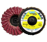 Klingspor 365144 MST 924 Assiette de maille abrasive, grain 40 50 mm arqué Quick Roll Connect Diamètre 50 mm 10 pc(s)