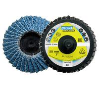 Klingspor 365151 MST 624 Assiette de maille abrasive, grain 60 75 mm arqué Quick Roll Connect Diamètre 75 mm 10 pc(s)