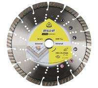 Klingspor 383486 DT 612 UT Supra Disque à tronçonner diamanté Diamètre 125 mm Ø de perçage 22.23 mm Matériaux de chantier, Béton