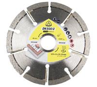 Klingspor 666280 DN 300 U Extra Disque à tronçonner diamanté Diamètre 125 mm Ø de perçage 22.23 mm Chape, Crépi, Béton cellulaire