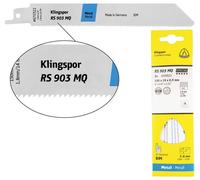 Klingspor 670322 RS 903 lames de scie sabre MQ, 150 x 19 x 0,9 mm longueur utile 130Bi-métal, fraisé, meublé, 14 dents par pouce