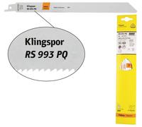 Klingspor 670359 RS 993 PQ lames de scie sabre, 230 x 19 x 0,9 mm longueur utile 210Bi-métal, fraisé, meublé, 10-14 dents par