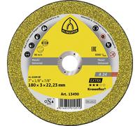Klingspor A 24 Extra 13490 Disque à tronçonner 180 mm 25 pc(s) métal